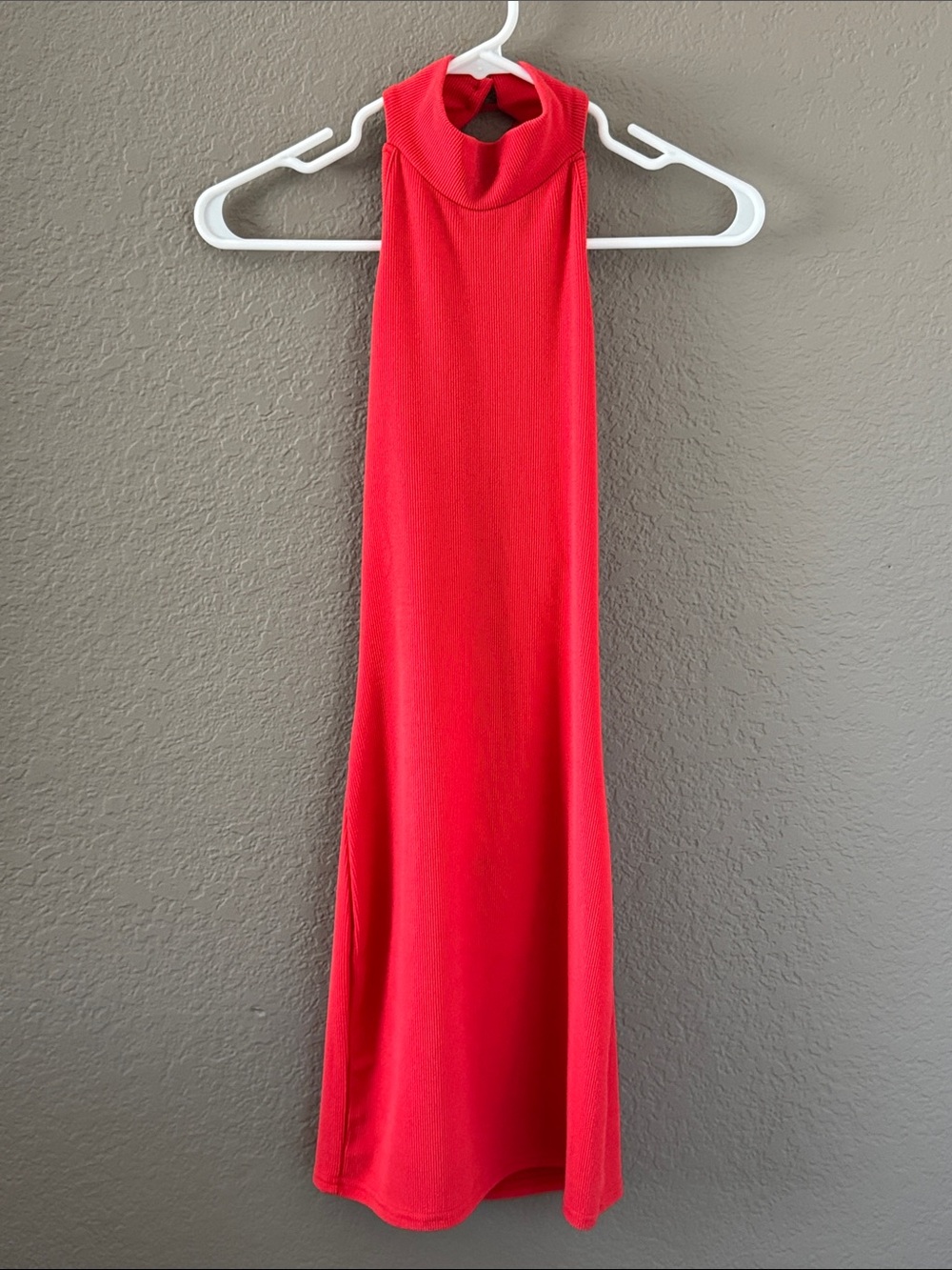 Sleeveless High-Neck Dress